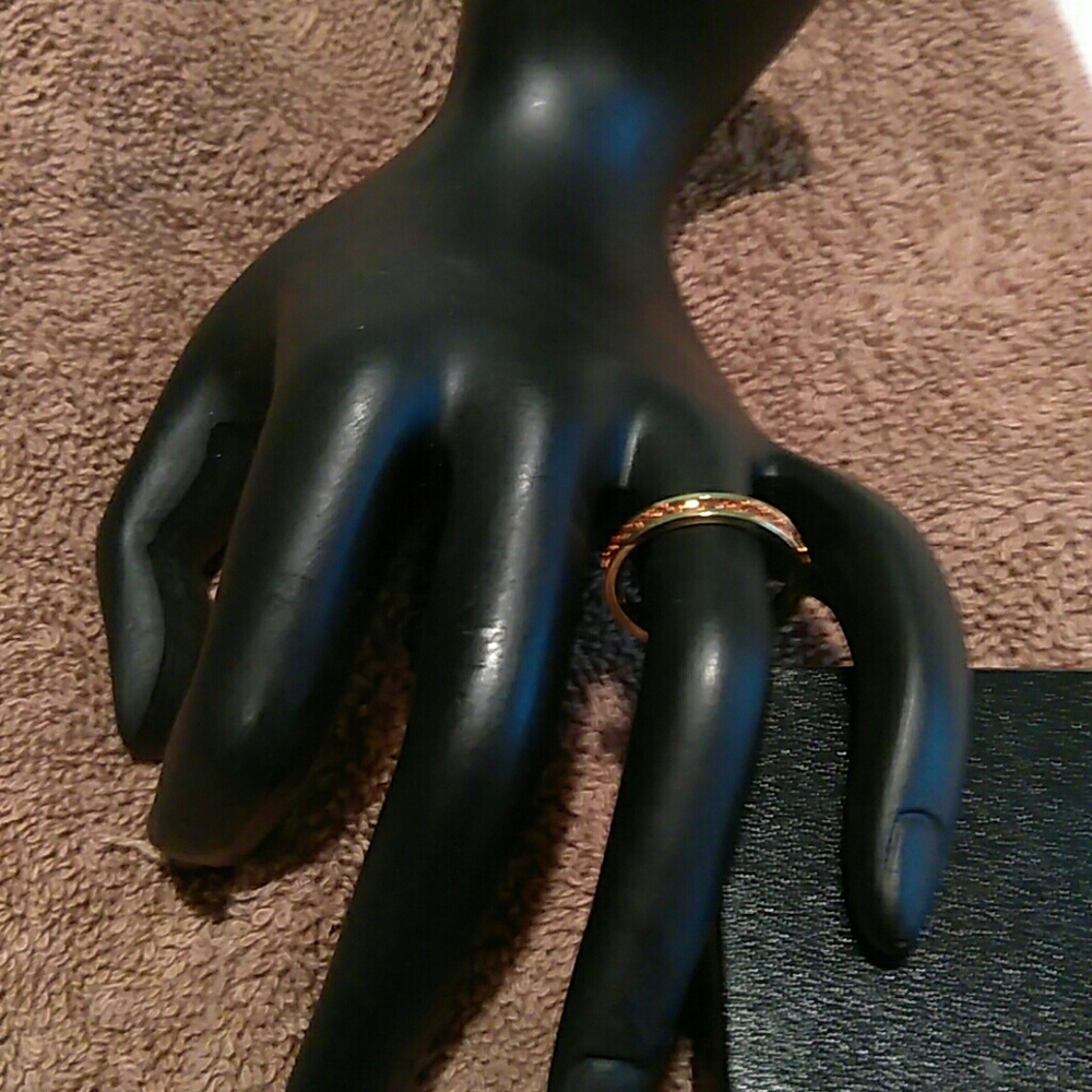 Swarovski yellow gold ring