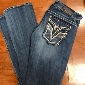 Vigoss Boot Cut Embellished Jeans