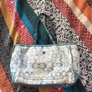 Authentic coach diaper bag