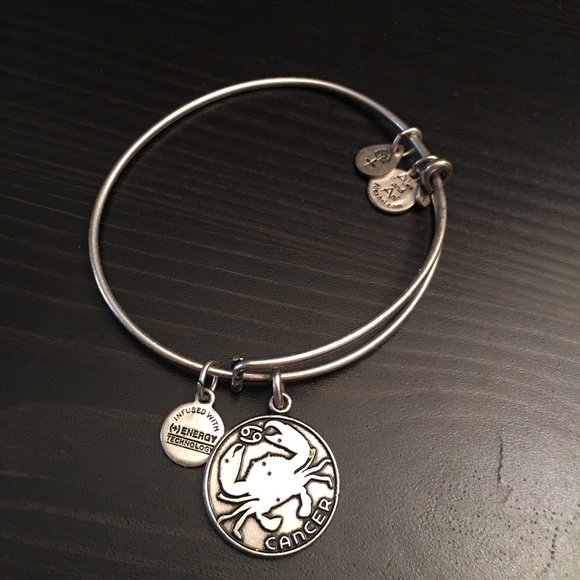 Alex & Ani silver cancer zodiac charm