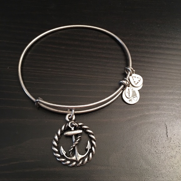 Alex & Ani silver anchor charm