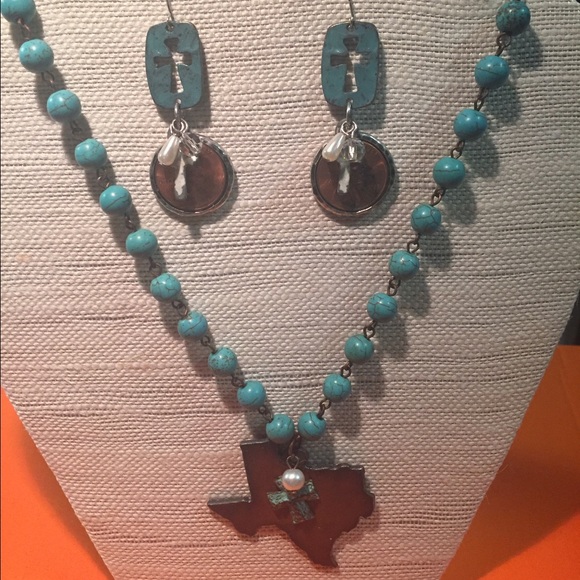 Beautiful state of Texas boho style set