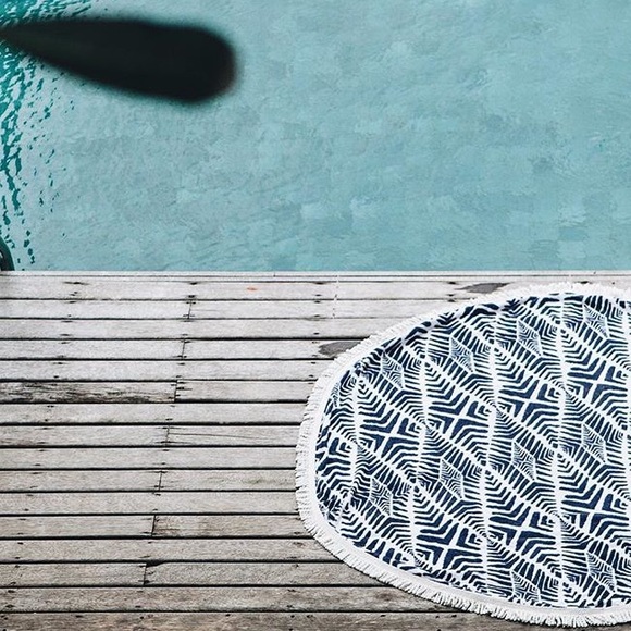 New! The beach people roundie beach towel - Picture 4 of 4