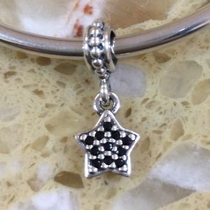 Pandora Black Star Charm