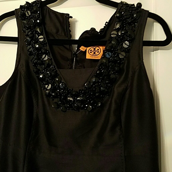 Tory Burch silk beaded dress