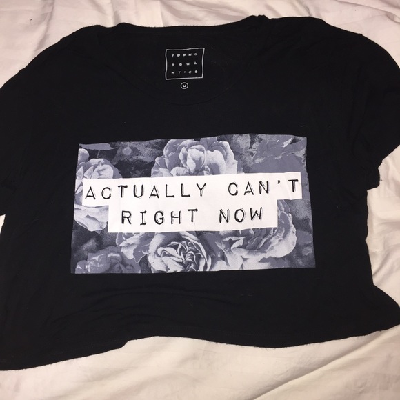 pacsun crop tee