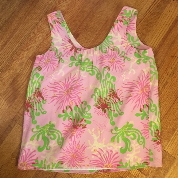 Lilly Pulitzer size 6 silk top