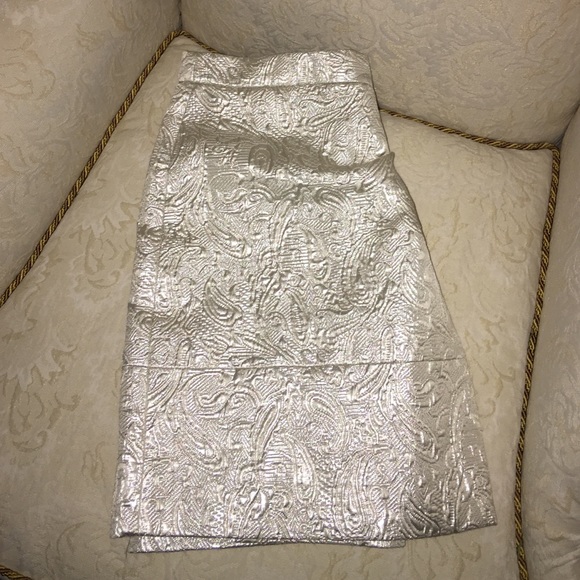 J Crew Brocade Skirt