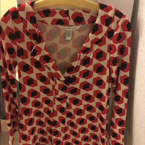 DVF short tunic dress size 0