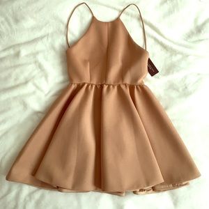 Beautiful tan party dress - NWT