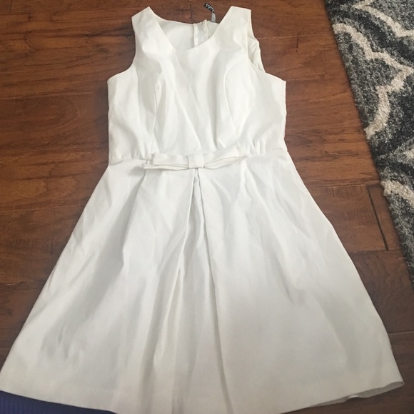 white graduation dress