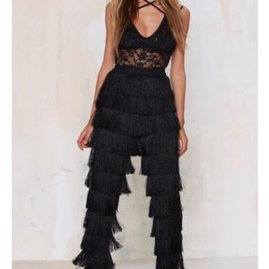 Lavish Alice Fringe Pants