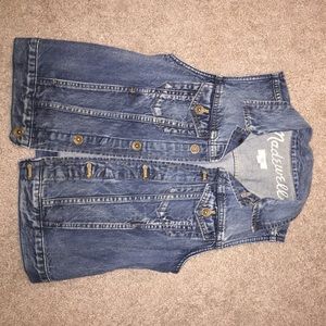 Madewell size small denim vest