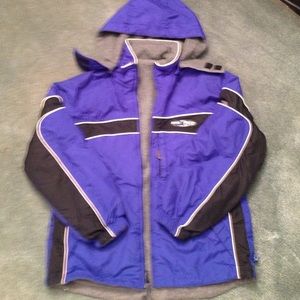 Zero Xposher fleece lined reversible jacket