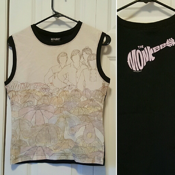 The Monkees muscle tee/tank top/sleeveless shirt L