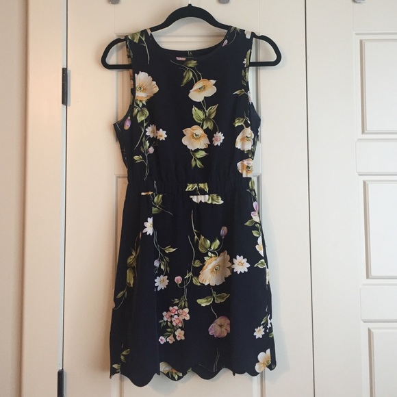 Floral print dress