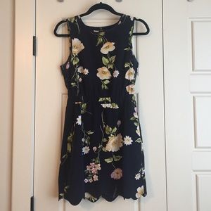 Floral print dress