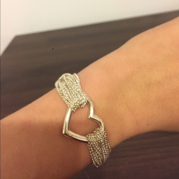 Tiffany & Co. mesh heart bracelet