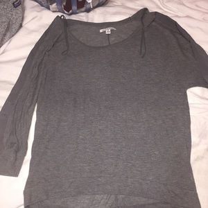 grey american eagle top