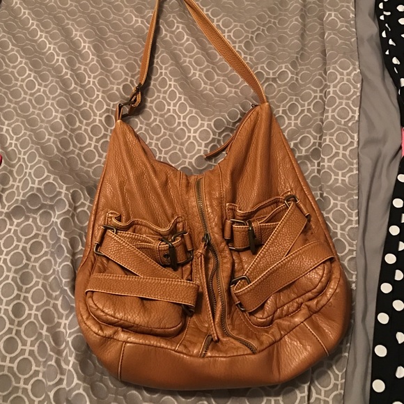 Brown Buckle Purse