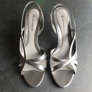 Naturalizer silver heels