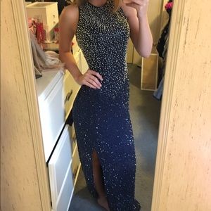 Dark Blue Prom/Pageant Gown