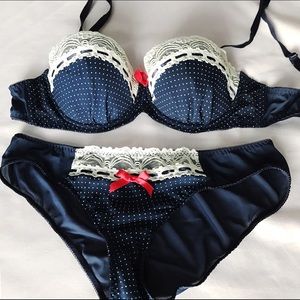 Knickerbox Sailor Balconette Bra and Panty