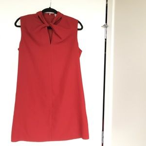 ASOS Red Dress with Twisted Neckline