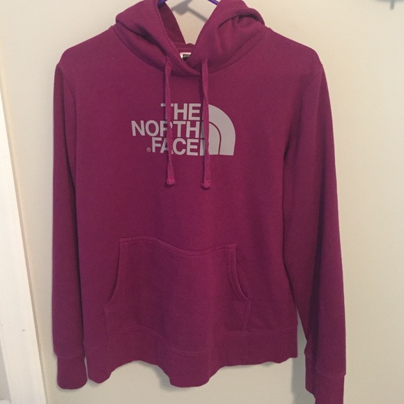 Plum colored North Face size L sweatshirt