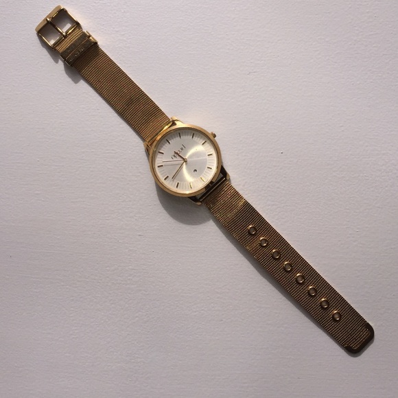 Rip Curl Linden Gold/White Stainless Steel Watch