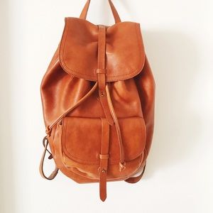 Madewell leather transport rucksack backpaack