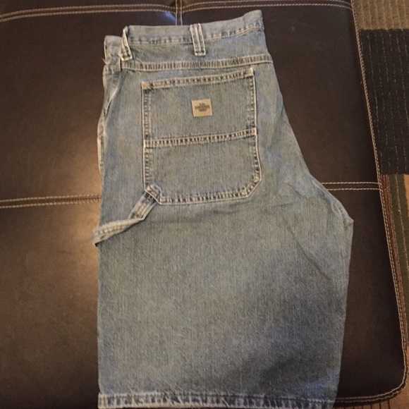 Men's cargo jean shorts