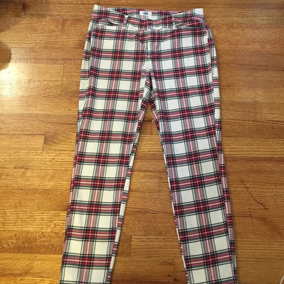 Plaid pixie pants