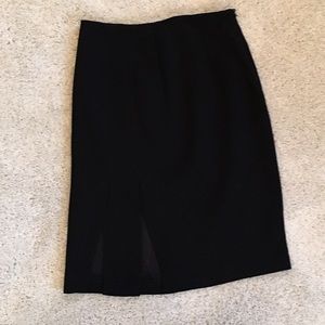 Black Mid Length Skirt