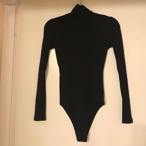 Reformation turtle neck body suit