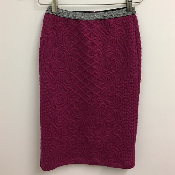 Anthropologie Knit Bodycon Pencil Skirt