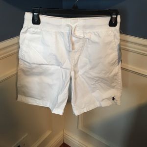 Big Boys Polo Ralph Lauren white shorts NWT