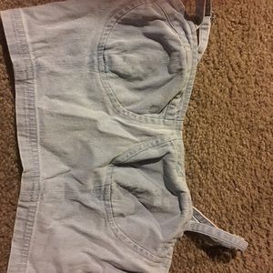 Jean crop top