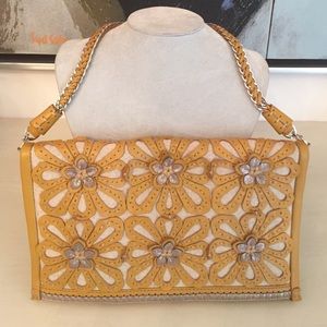 Brighton soft leather clutch