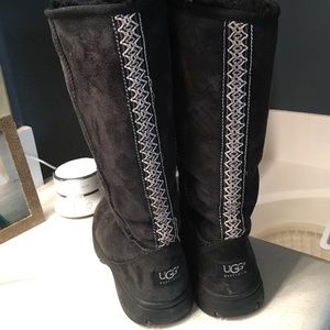 Ugg boots, Ultimate tall braid, in black