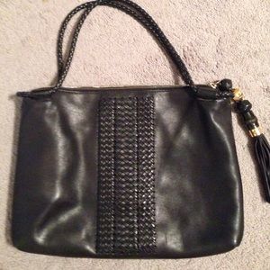 Authentic Handmade Gucci Leather Shoulder Bag