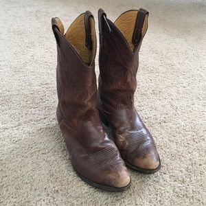 Nocona leather cowboy boots