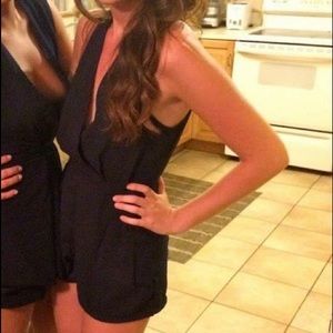 Navy romper