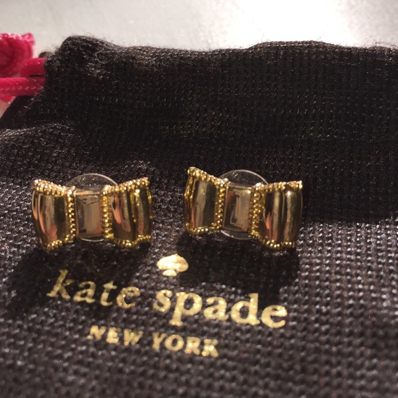 Kate Spade Moon River Bow earrings