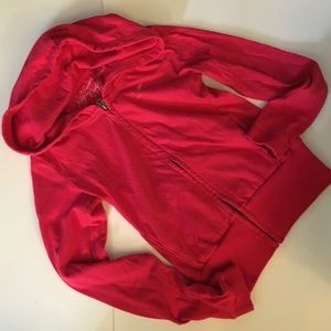 Pink light weight hoodie