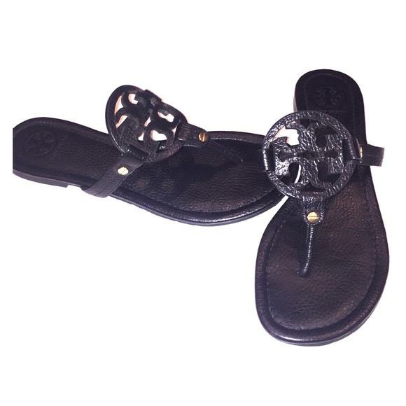 Tory Burch Miller Sandals, Black