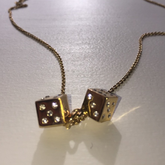 Like New Kate spade dice necklace