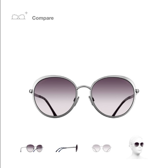 Chanel Round Signature Sunglasses