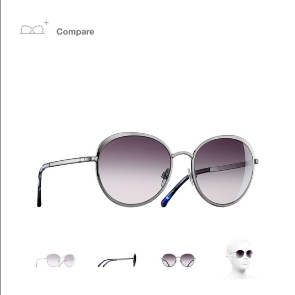 Chanel Round Signature Sunglasses
