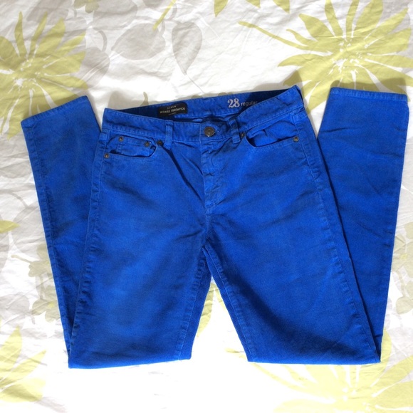 J Crew - Midrise toothpick cord - sz 28